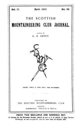 SMCJ Number 99 to 100 - Vol  17 - 1925 cover